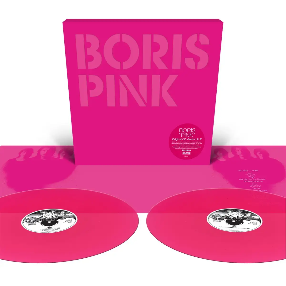 Relapse Records Boris - Pink (20th anniversary) (Neon Magenta Vinyl)