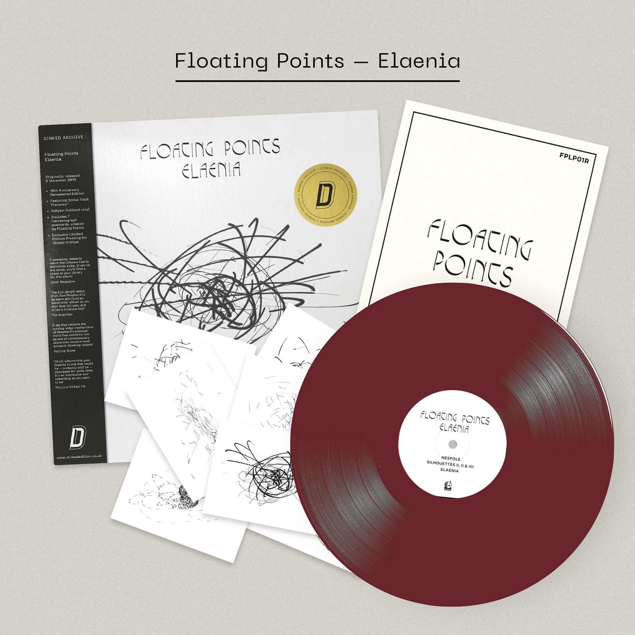 Pluto Floating Points - Elaenia (10 Year Anniversary) (Oxblood Vinyl) [Dinked Edition]