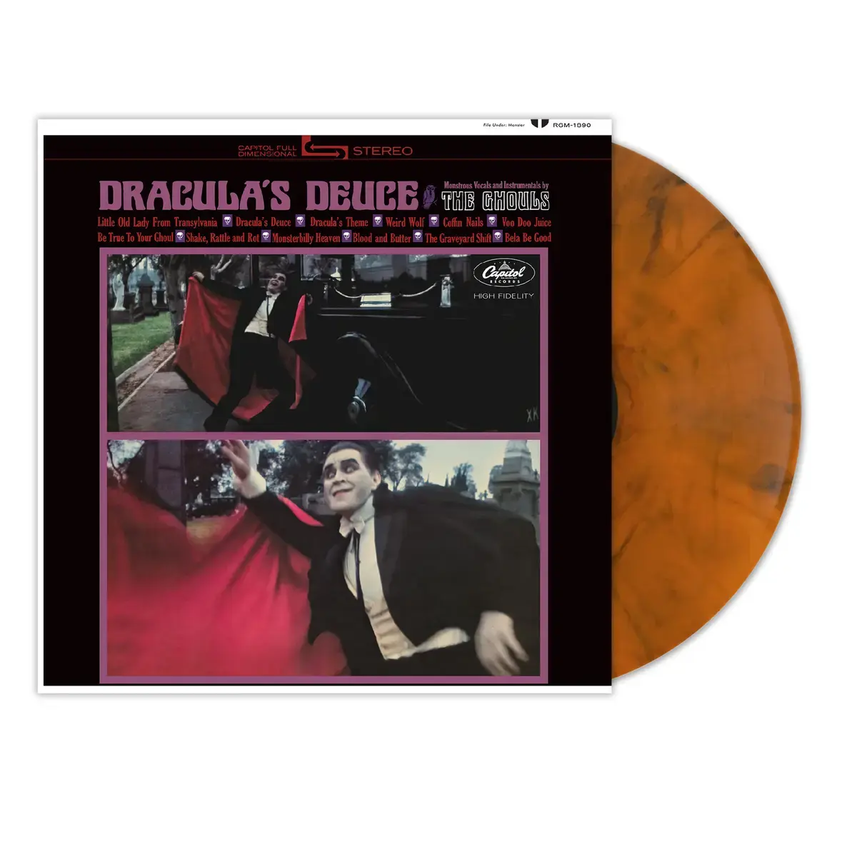 Real Gone Music The Ghouls - Dracula's Deuce (Pumpkin Burnout Smoke Vinyl)