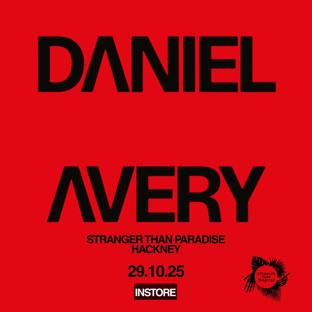 EVENT: DANIEL AVERY - TREMORS: ALBUM LAUNCH PARTY - WED 29TH OCTOBER