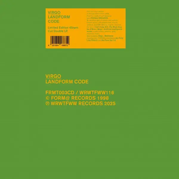 WRWTFWW Records Virgo - Landform Code