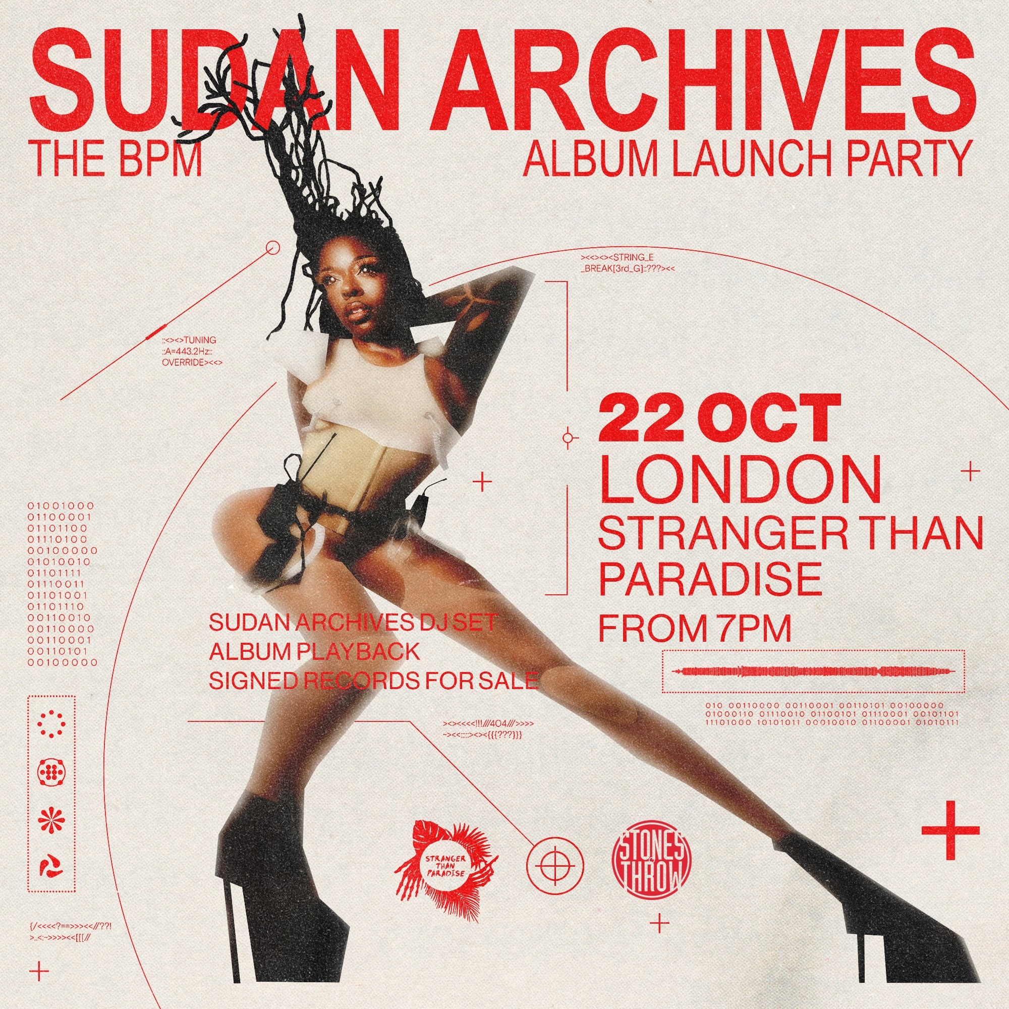 EVENT: SUDAN ARCHIVES - THE BPM: ALBUM LAUNCH PARTY - WED, 22ND OCT