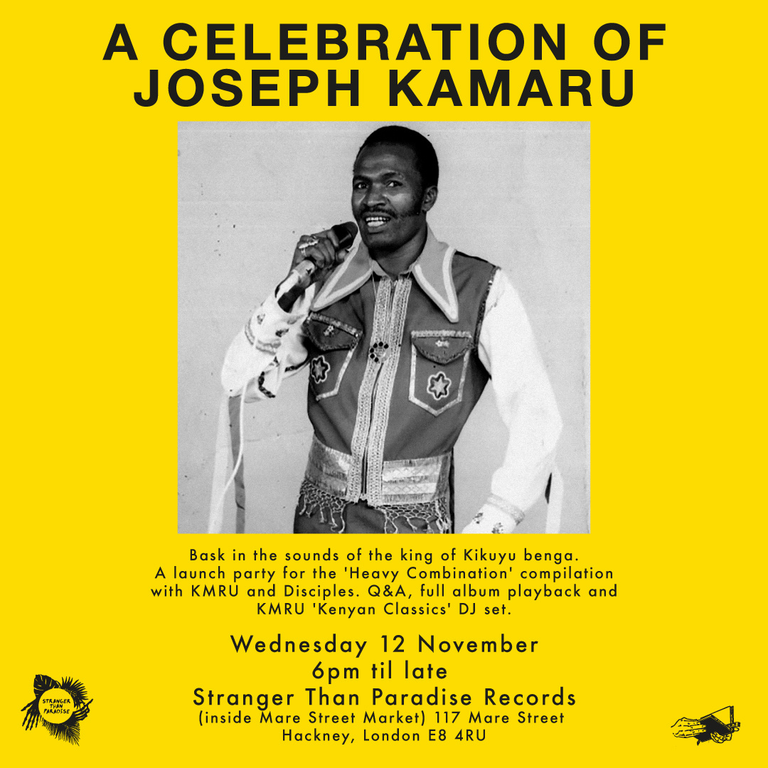 EVENT: A CELEBRATION OF JOSEPH KAMARU - WED, 12TH NOV