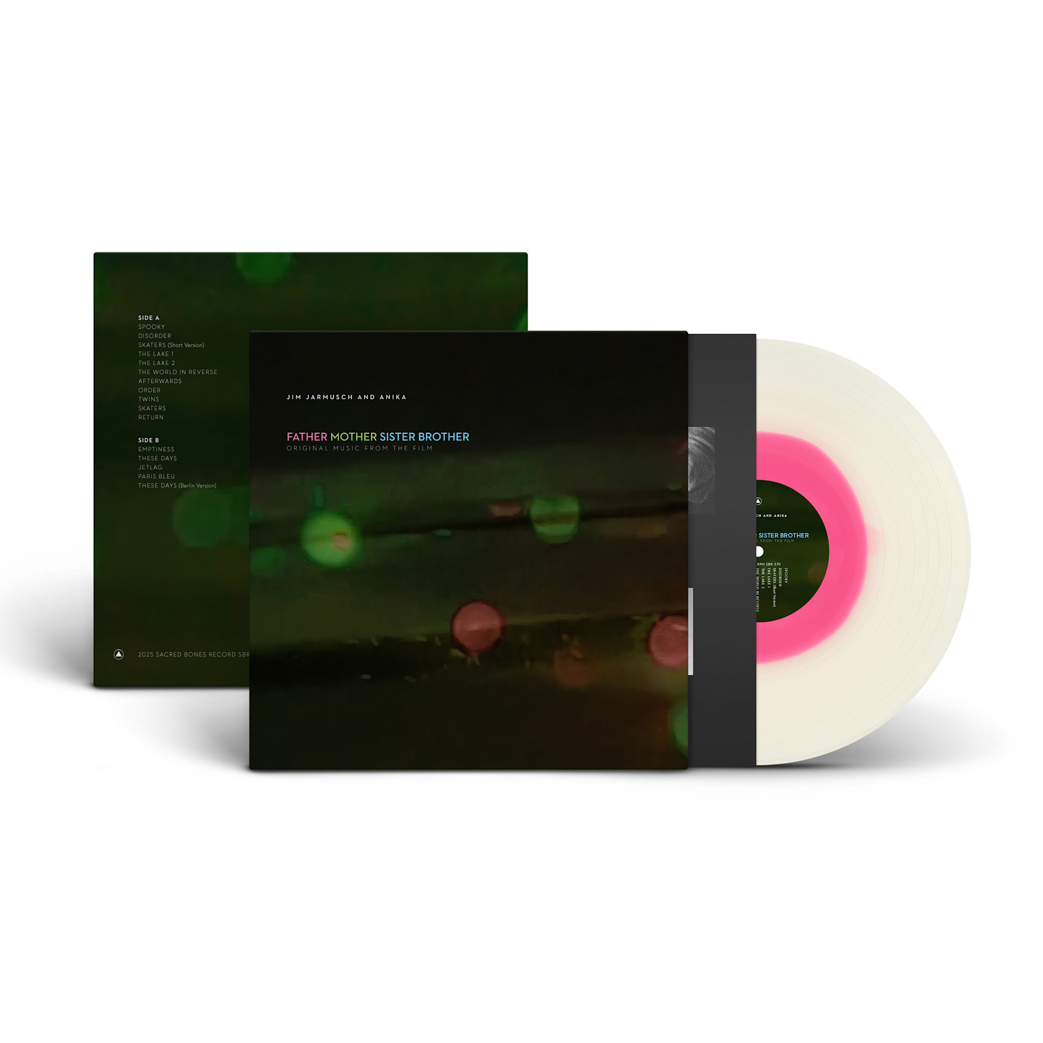 Sacred Bones Records STP EXCLUSIVE Jim Jarmusch & Anika - Father Mother Sister Brother OST (Pink in Clear Vinyl)