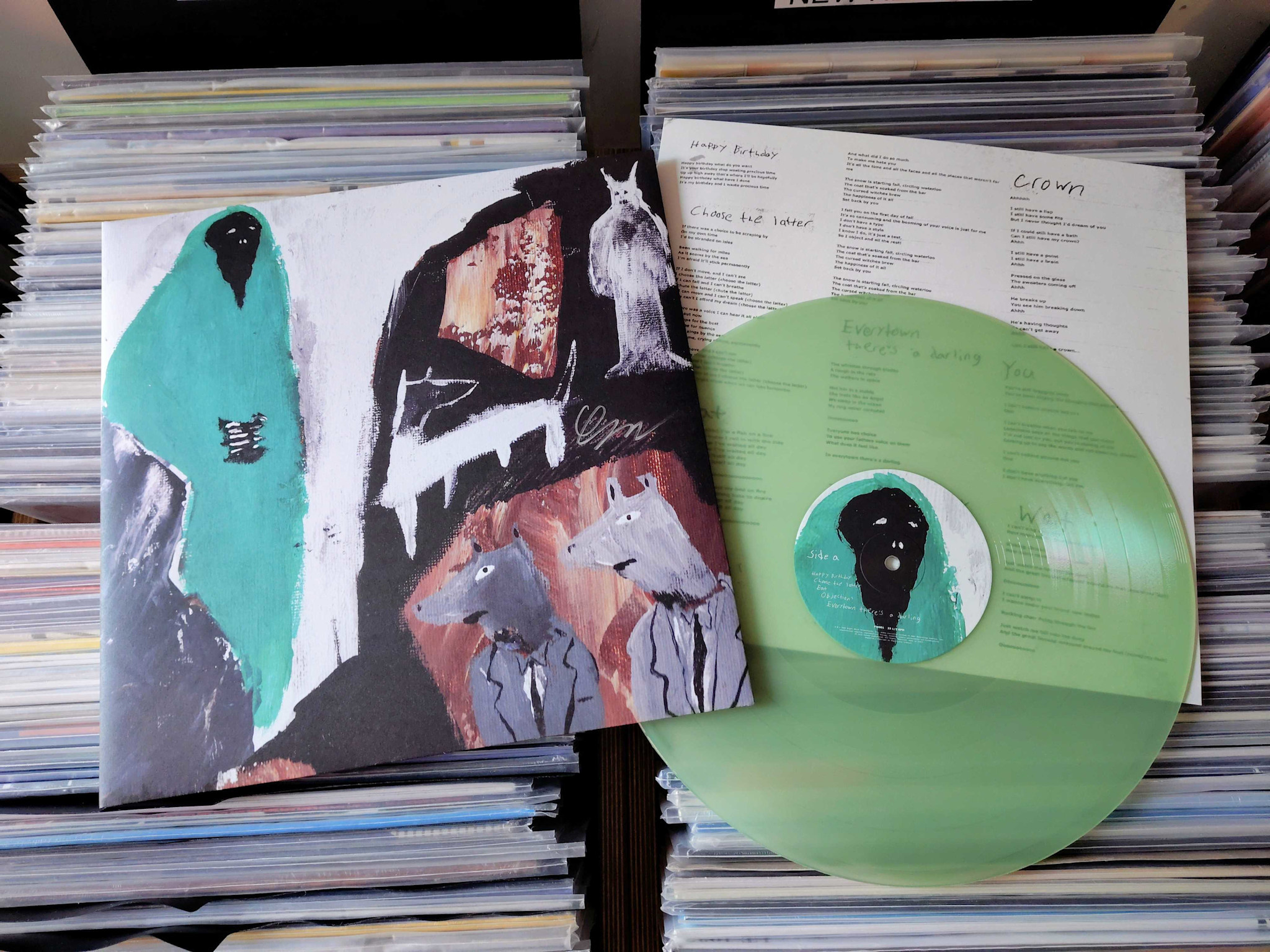 Night Shift Productions Inc. SIGNED Finn Wolfhard - Happy Birthday (Coke Bottle Clear Vinyl)