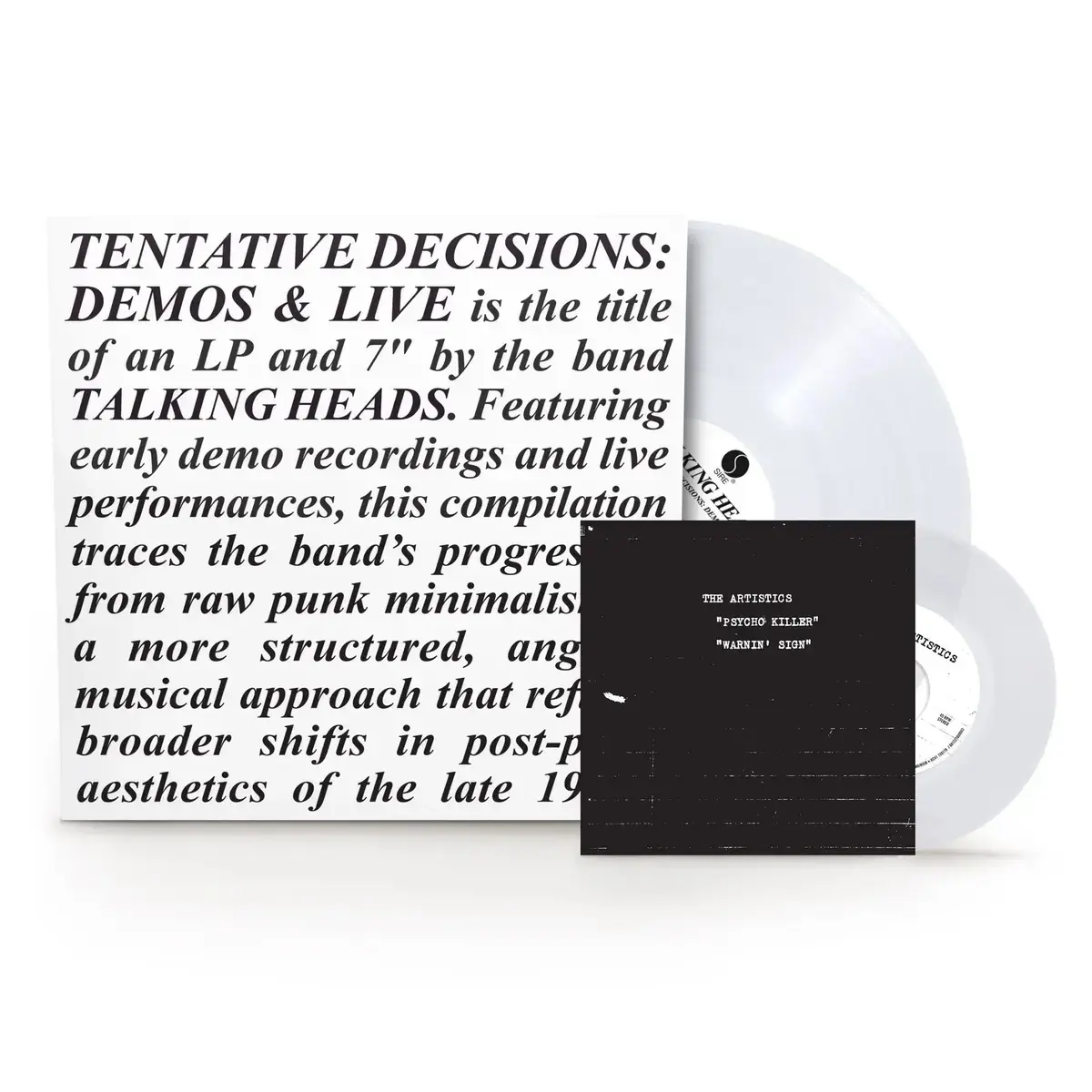 Rhino / Warner Talking Heads - Tentative Decisions 1974 - 1976 (Clear Vinyl + 7") [RSD BLACK FRIDAY 2025]