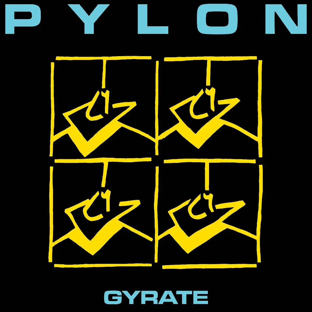 New West Records Pylon - Gyrate (Multi Colour Splatter)