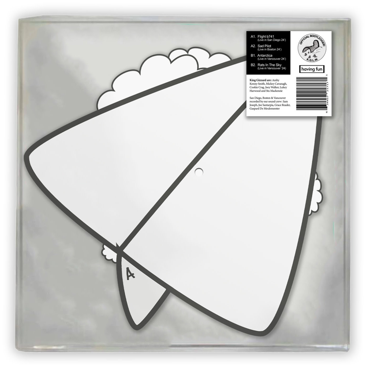King Gizzard & The Lizard Wizard - Live in 24' (Paper Airplane Picture Disc) [RSD Black Friday 2025]