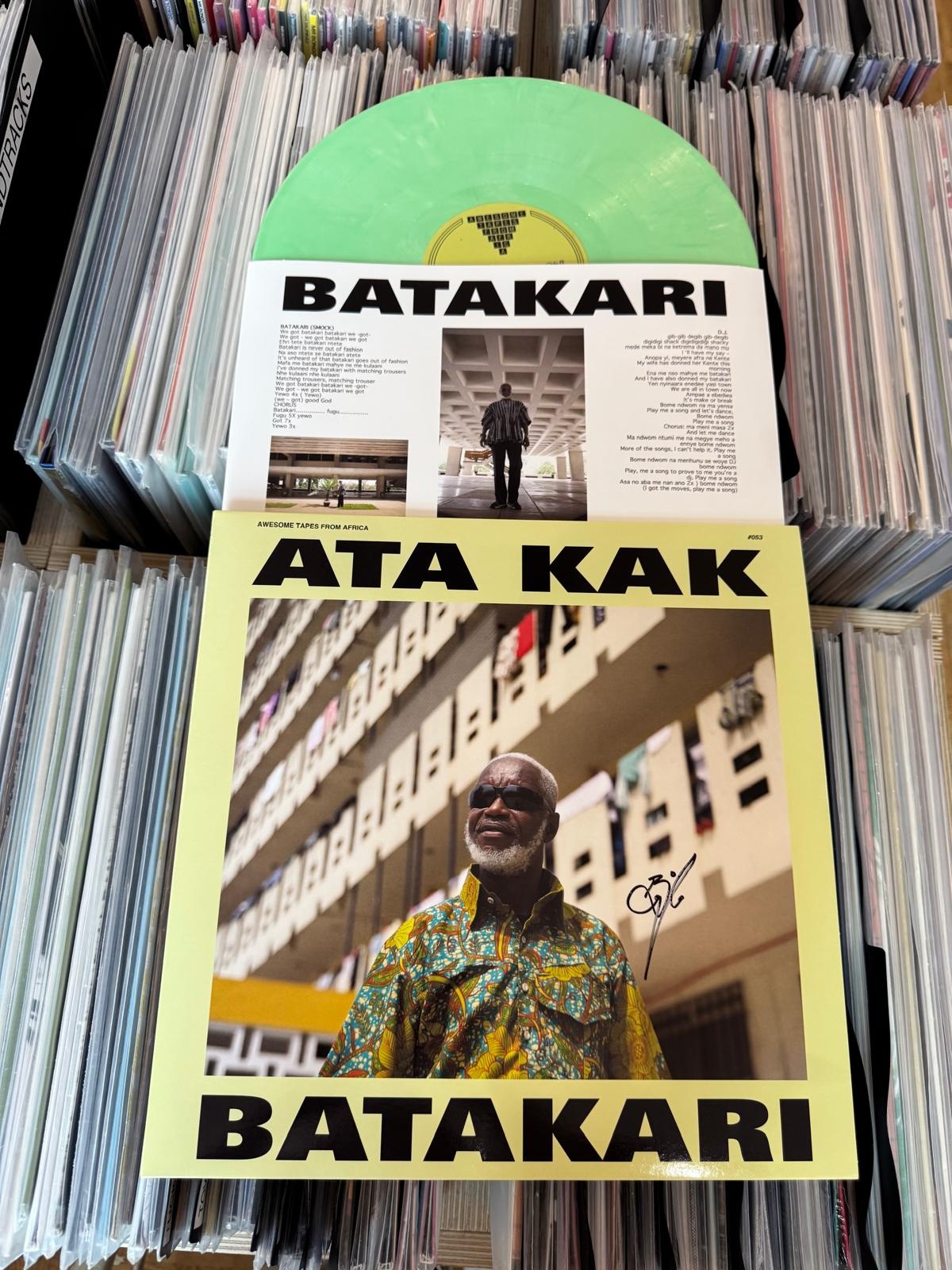 Awesome Tapes From Africa SIGNED Ata Kak - Batakari (Deluxe Green Marble Vinyl)