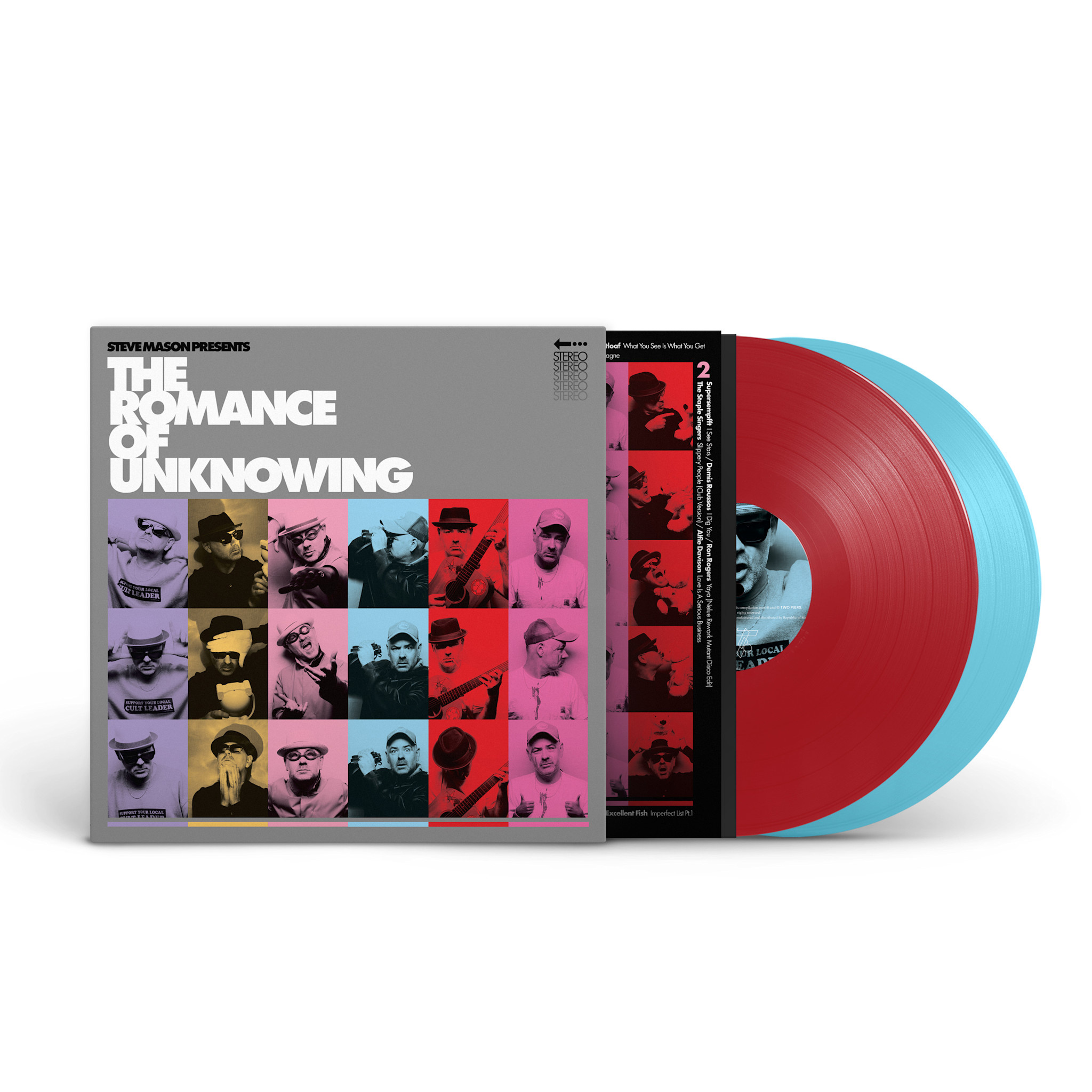 Two-Piers SIGNED Various - Steve Mason Presents: The Romance of Unknowing (Red & Blue Vinyl)
