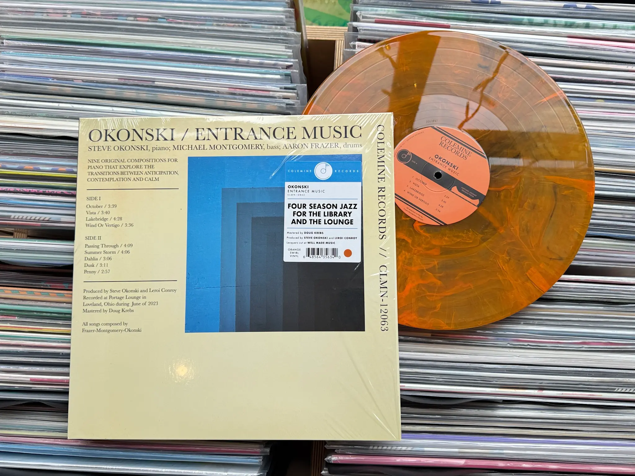 Colemine Records Okonski - Entrance Music (Orange and Black Swirl Vinyl) [AOTY25]