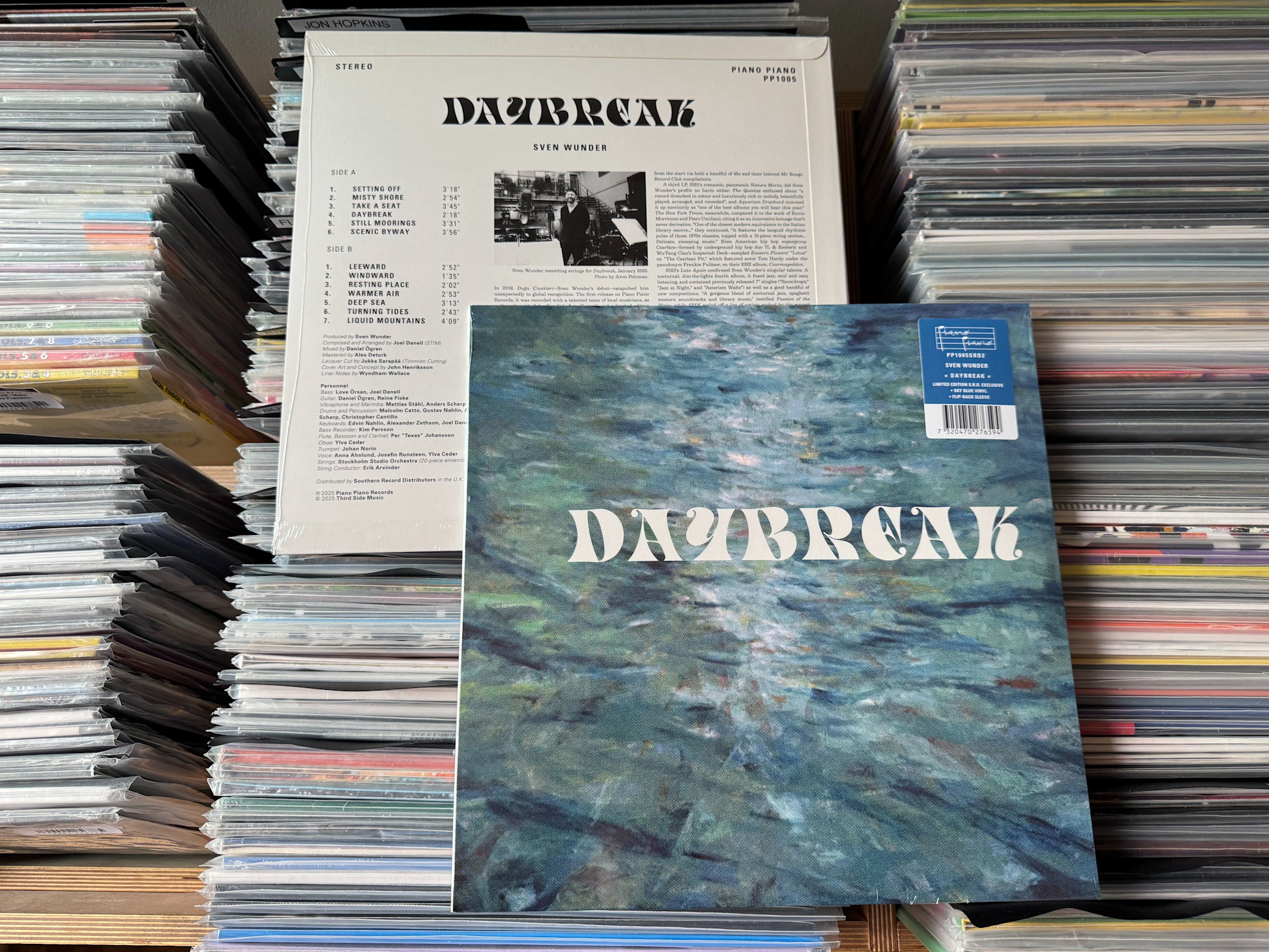 Piano Piano Sven Wunder - Daybreak (Blue Vinyl) [AOTY25]