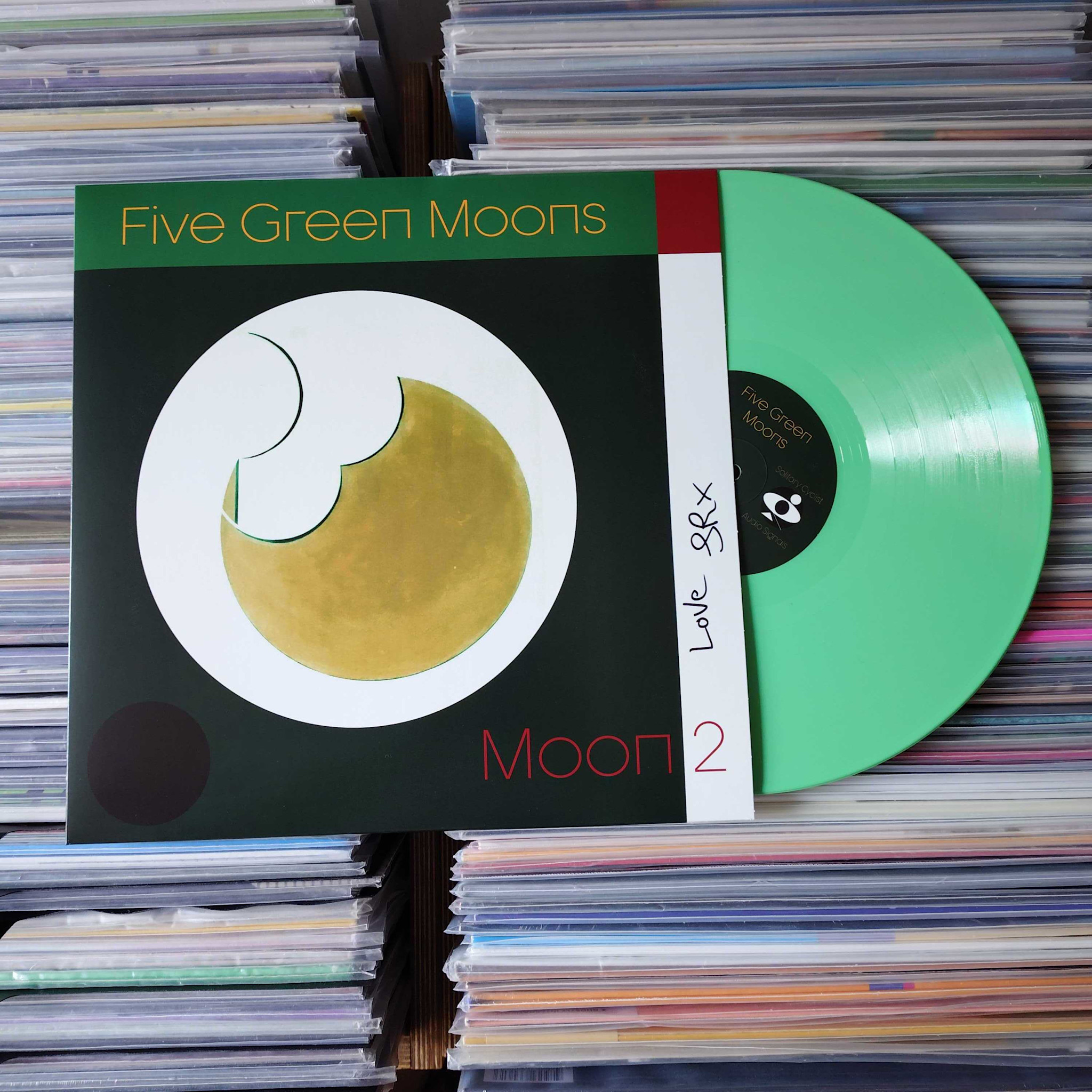 SIGNED Five Green Moons (Justin Robertson) - Moon 2 (Green Vinyl) [AOTY25]