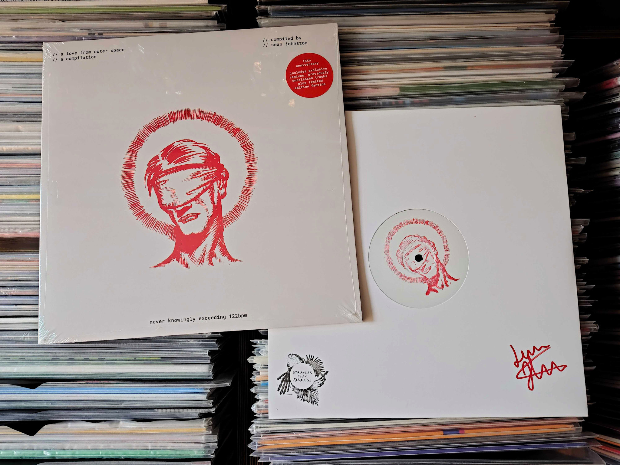 Material Music SIGNED A Love From Outer Space Bundle: Black Vinyl 2LP + Exclusive 12"