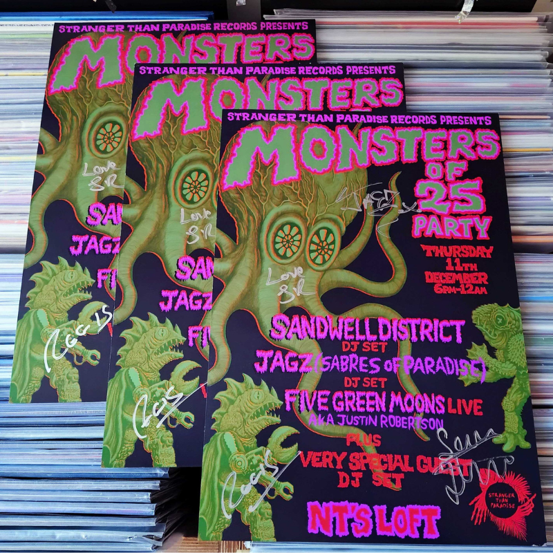 SIGNED Limited Edition Monsters of 25 Party Poster
