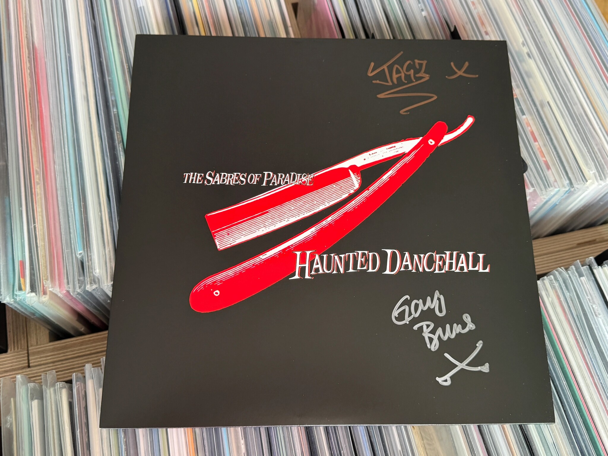 Warp Records SIGNED The Sabres Of Paradise - Haunted Dancehall (Remastered) + STICKER