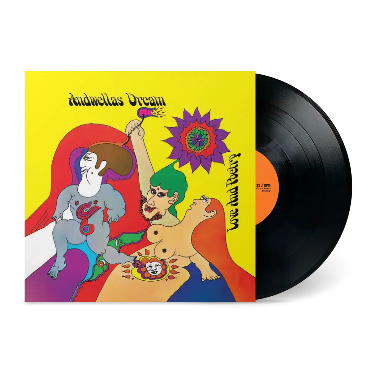 Numero Group Andwellas Dream - Love & Poetry + SIGNED PRINT