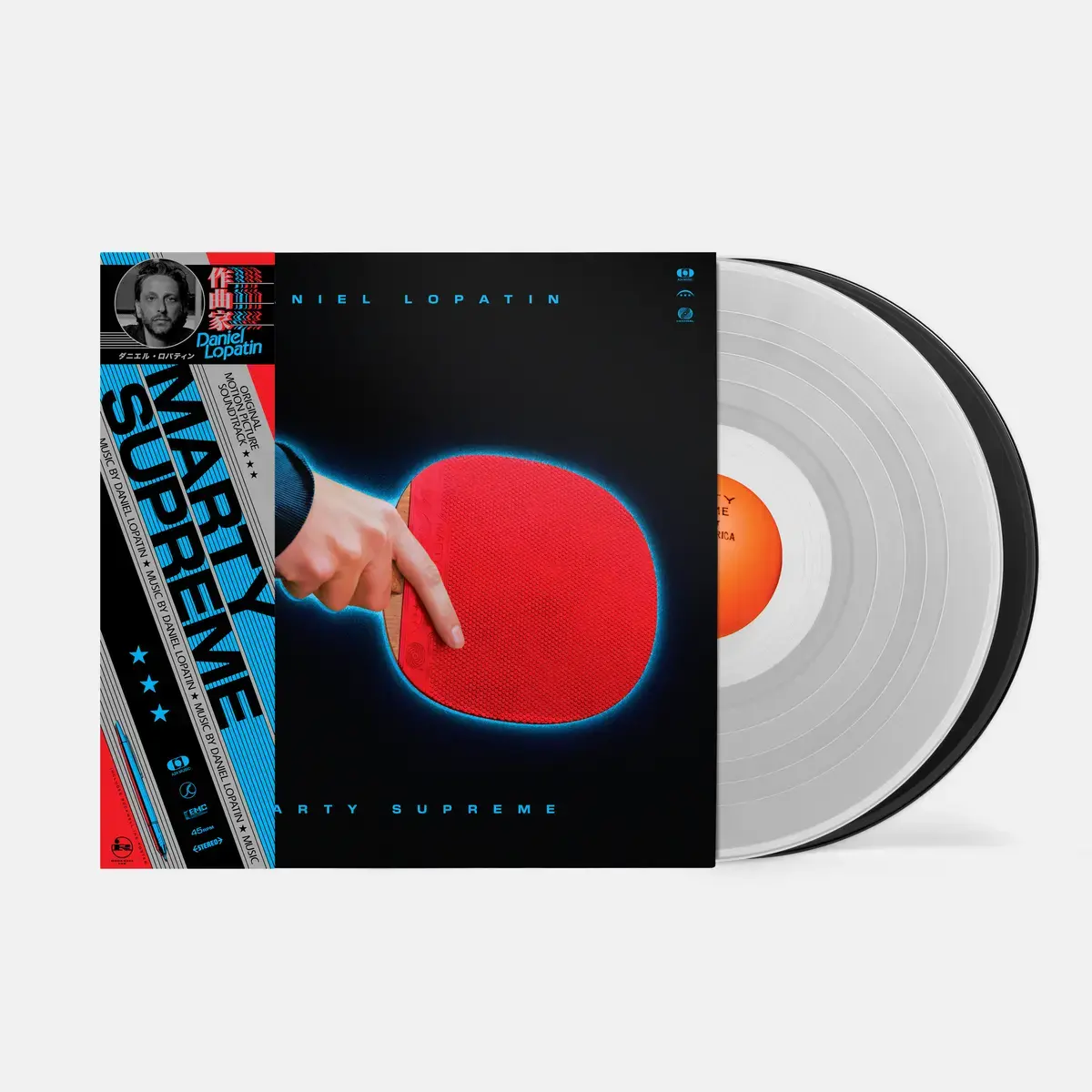 A24 Music Daniel Lopatin - Marty Supreme OST (Clear & Black Vinyl w/ Obi Strip & Poster)
