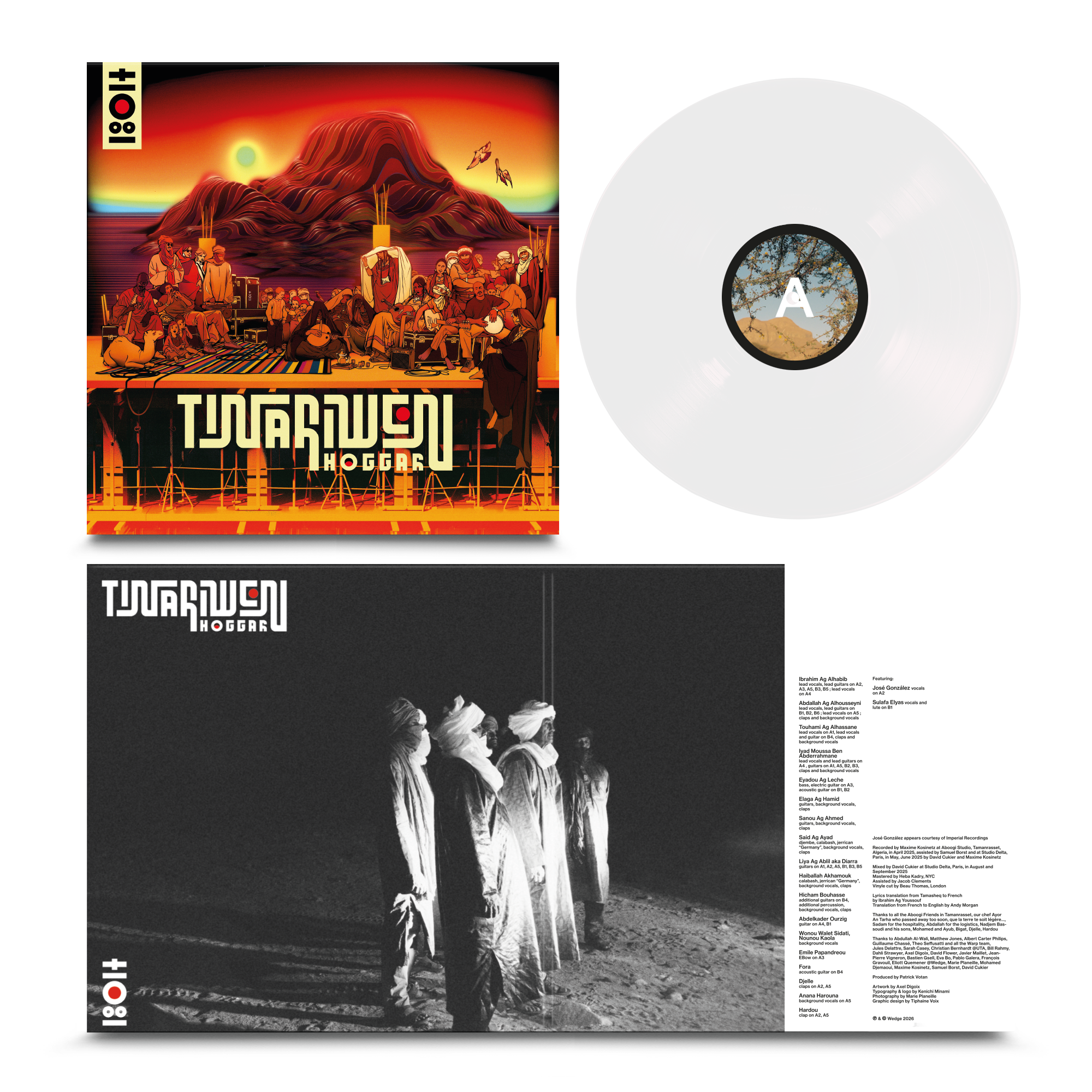 Wedge Records Tinariwen - Hoggar (White Vinyl)