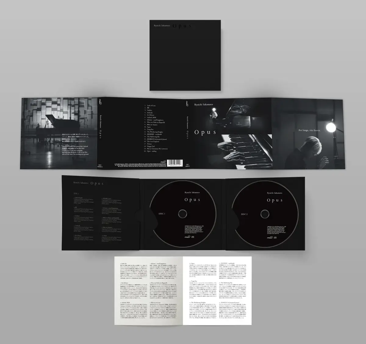 20th Century Masterworks Ryuichi Sakamoto - OPUS (2CD Deluxe)
