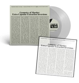 Fire Records SIGNED EXCLUSIVE Earth x Black Noi$e - Geometry of Murder: The Extra Capsular Extraction Inversions (Clear Vinyl)