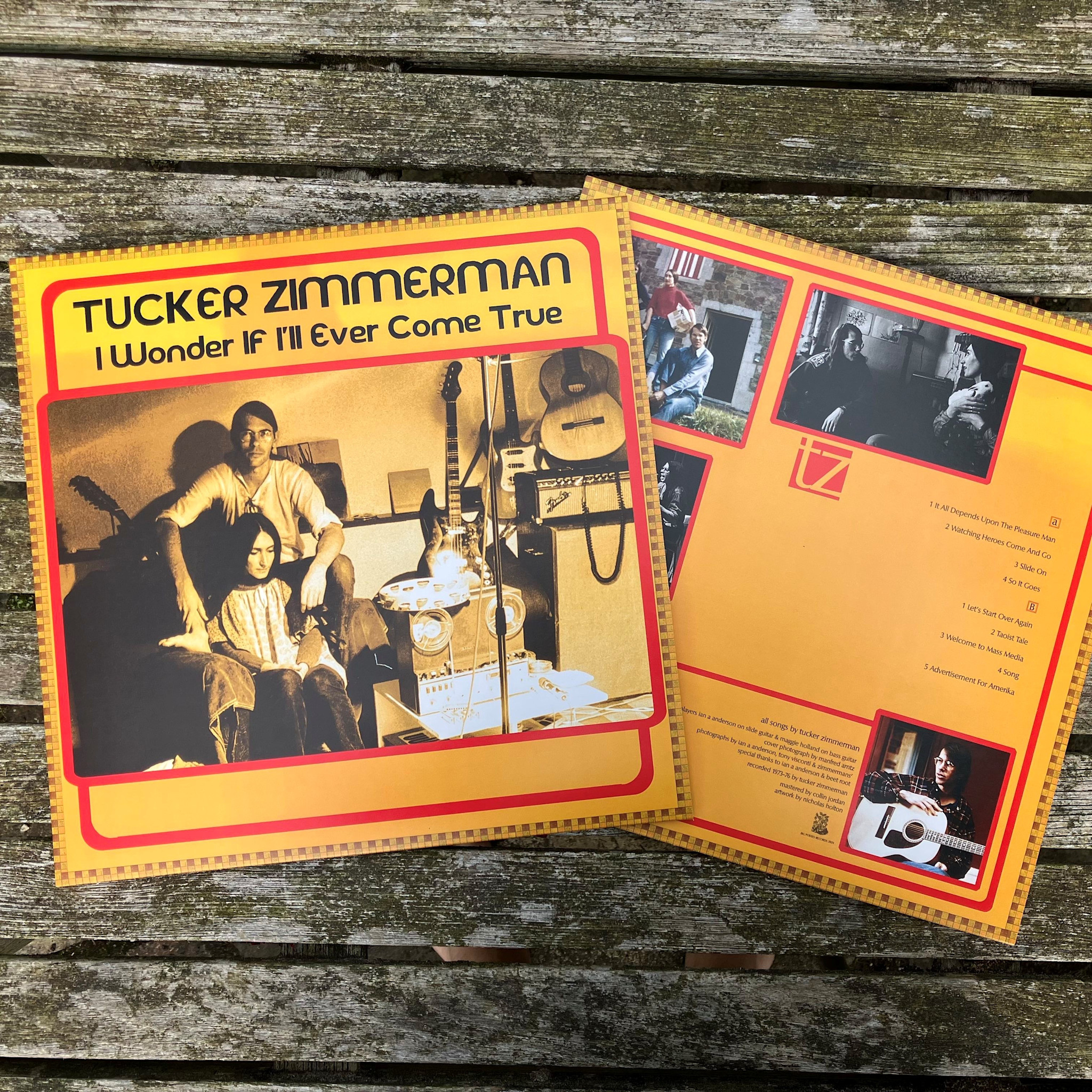 Big Potato Records Tucker Zimmerman - I Wonder If I’ll Ever Come True (Orange Vinyl)