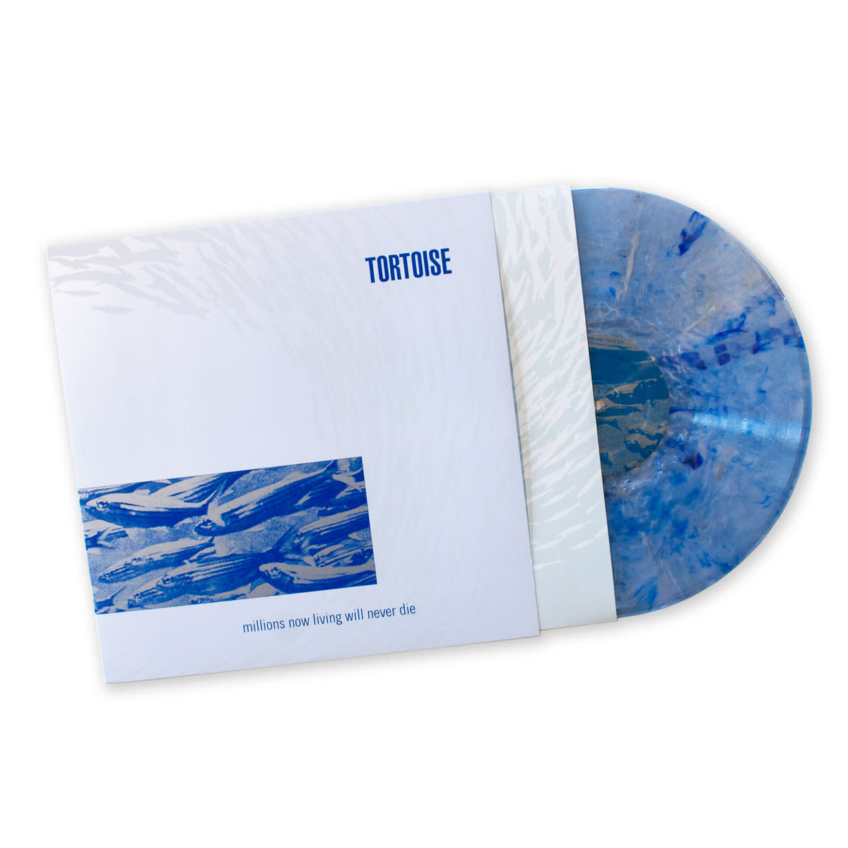 Thrill Jockey Tortoise - Millions Now Living Will Never Die (Hi-Melt Silver & Blue Vinyl)