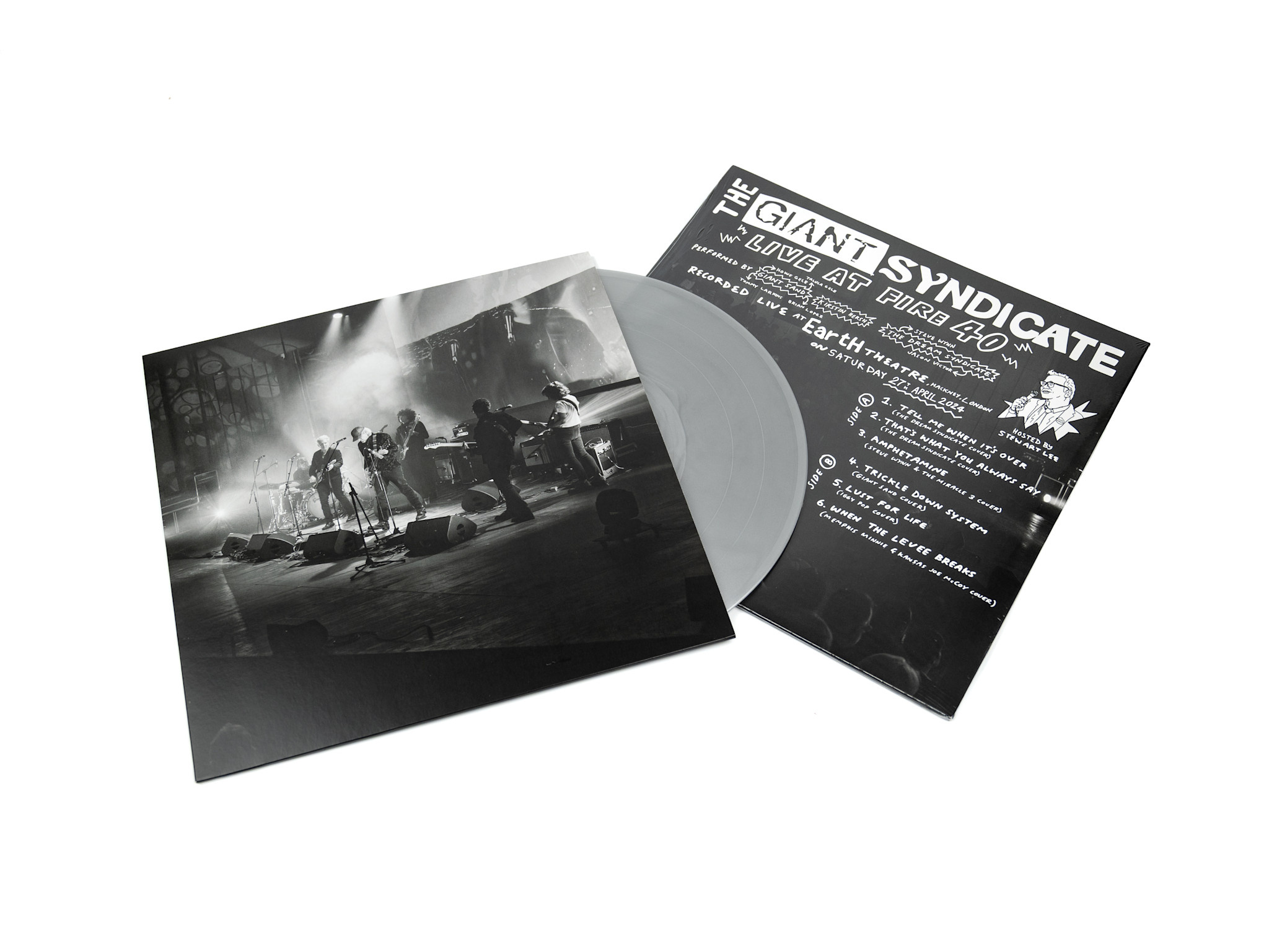Fire Records Giant Syndicate - Live at Fire 40 (Silver Vinyl) [RSD26]