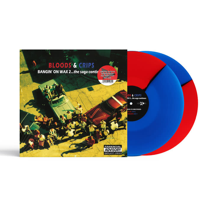 Dangerous Records Various - Bloods & Crips: Bangin' On Wax 2...The Saga Continues (Red & Blue vinyl) [RSD26]