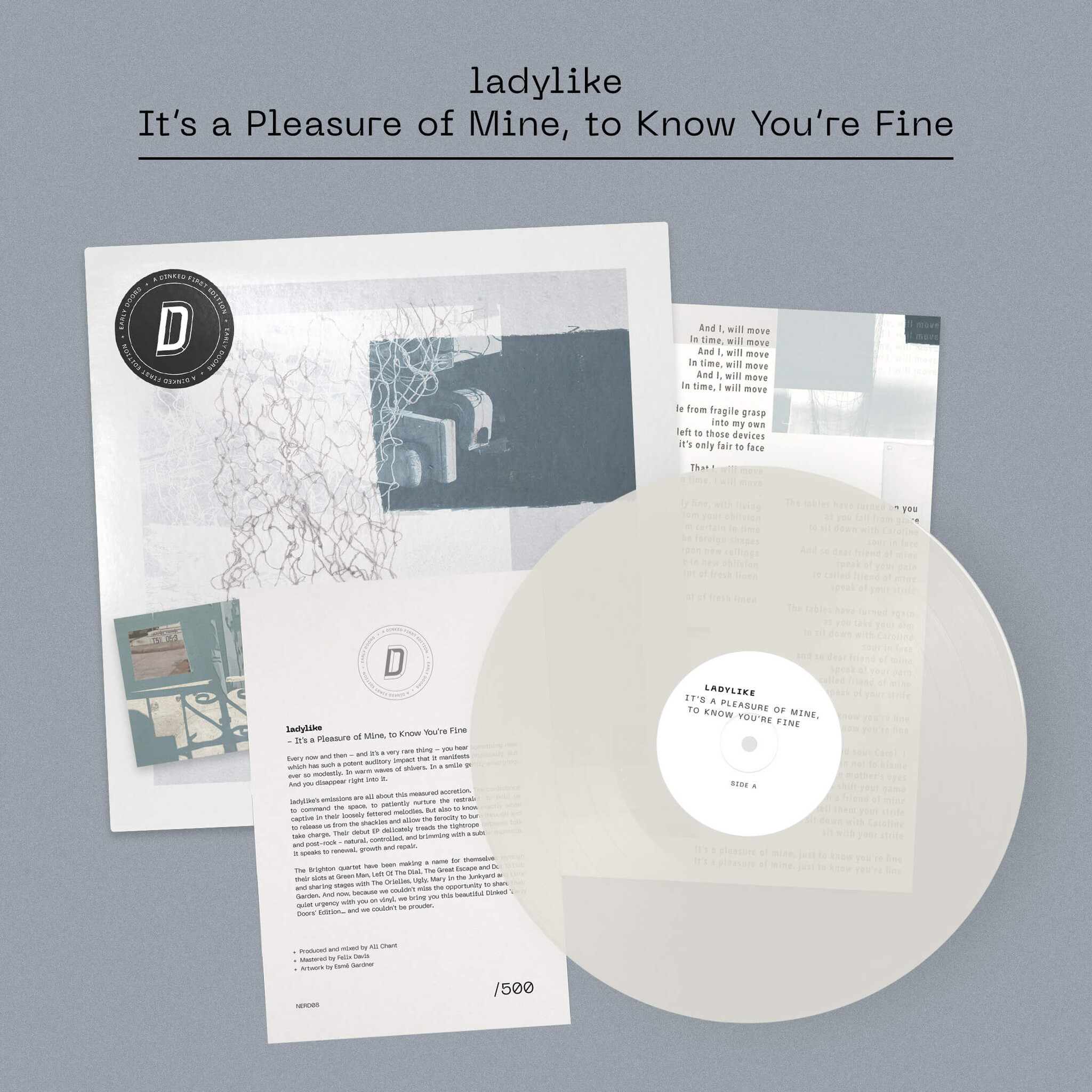 Heist or Hit SIGNED ladylike - It's a Pleasure of Mine, to Know You're Fine (Dinked Edition)