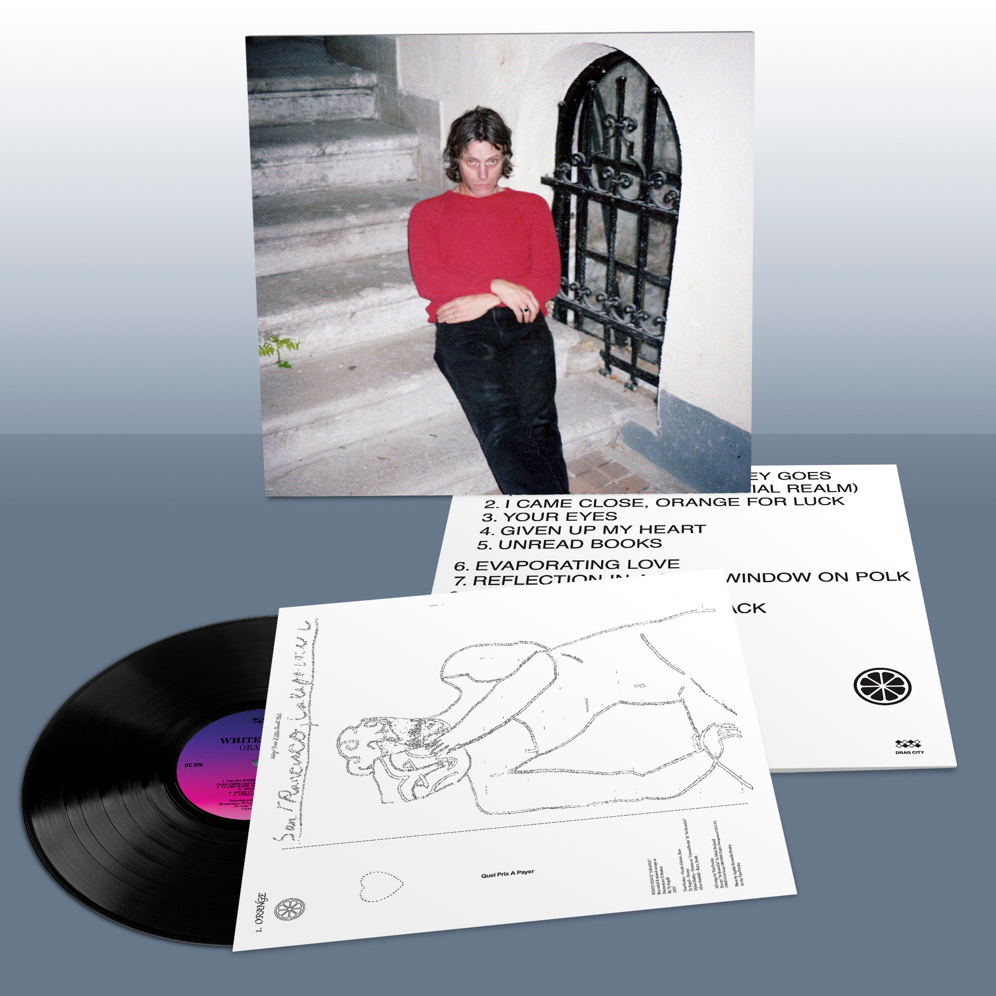 Drag City White Fence - Orange