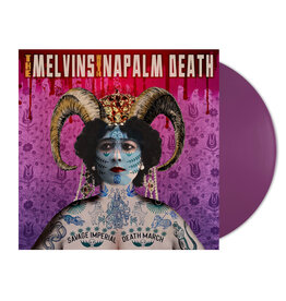 Ipecac Recordings Melvins with Napalm Death - Savage Imperial Death March (Orchid Vinyl) + SIGNED TEST PRESSING COMPETITION