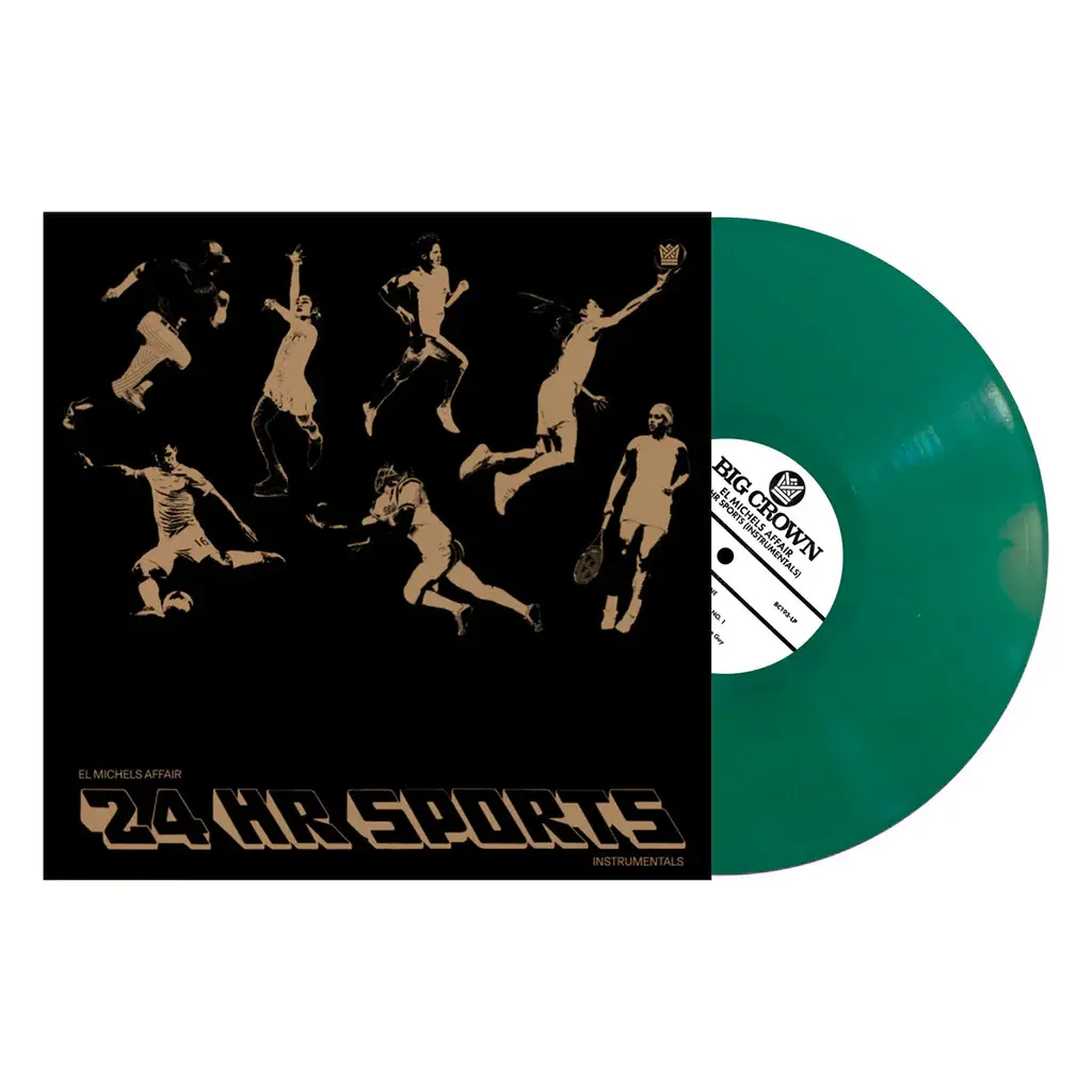 Big Crown Records El Michels Affair - 24 Hr Sports Instrumentals (Green Vinyl)