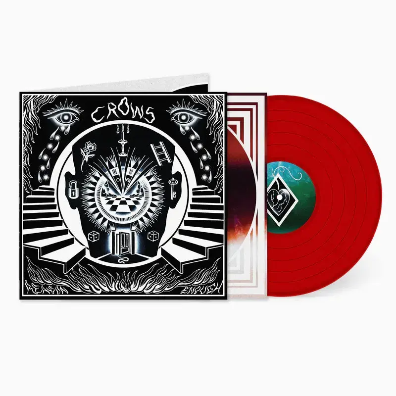 Bad Vibrations Records Crows - Reason Enough (Red Vinyl)