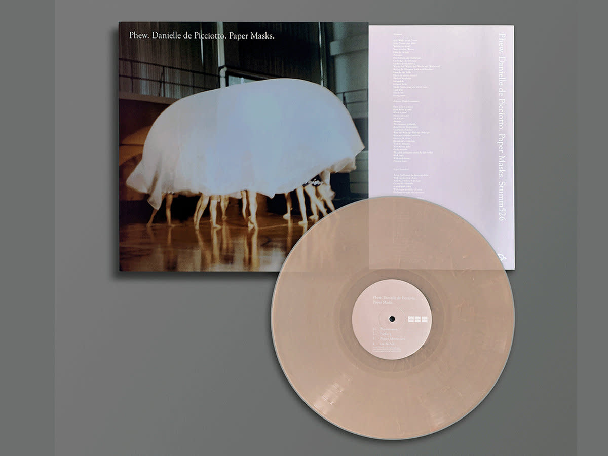 Mute Records Phew & Danielle de Picciotto - Paper Masks (Jellyfish Vinyl)