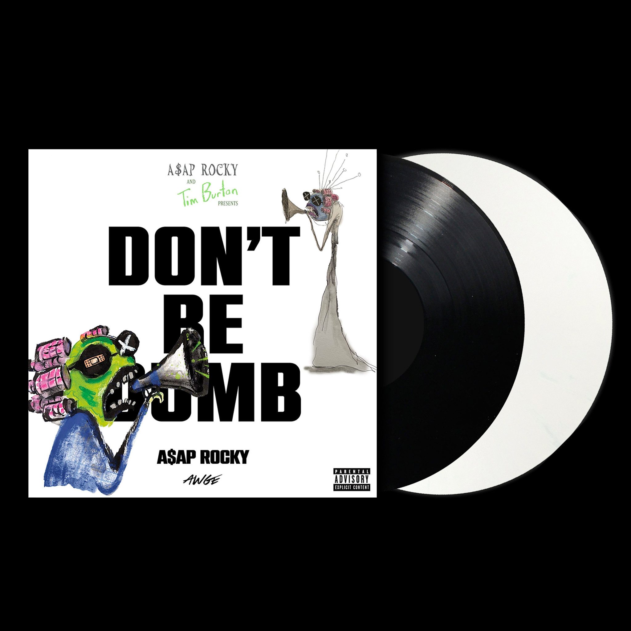 Columbia A$AP Rocky - Don't Be Dumb (Black & White Vinyl)