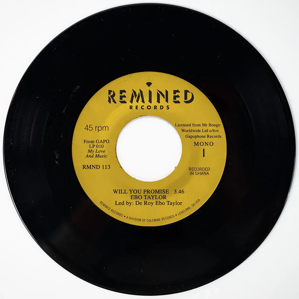 Remined Records Ebo Taylor - Will You Promise / Maye Omama