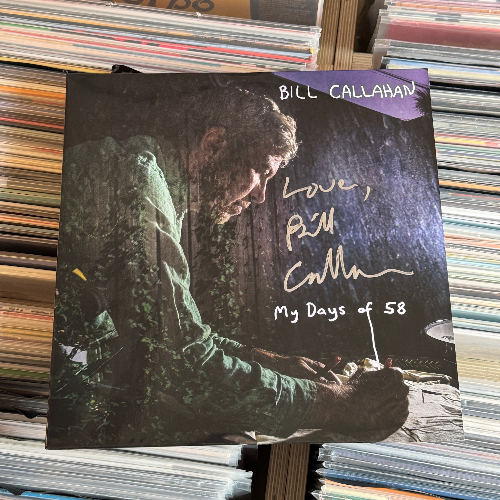 Drag City SIGNED Bill Callahan - My Days of 58