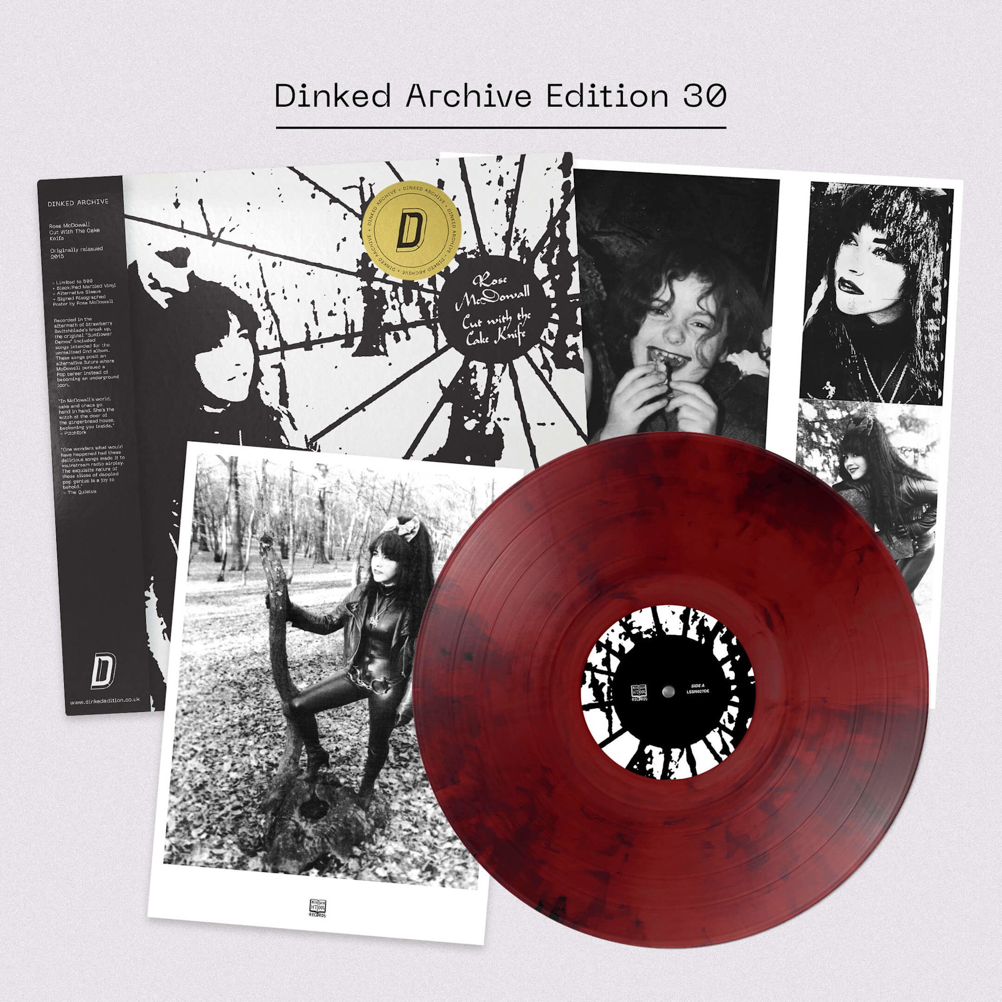 Night School Records SIGNED Rose McDowall - Cut With The Cake Knife (Dinked Edition)