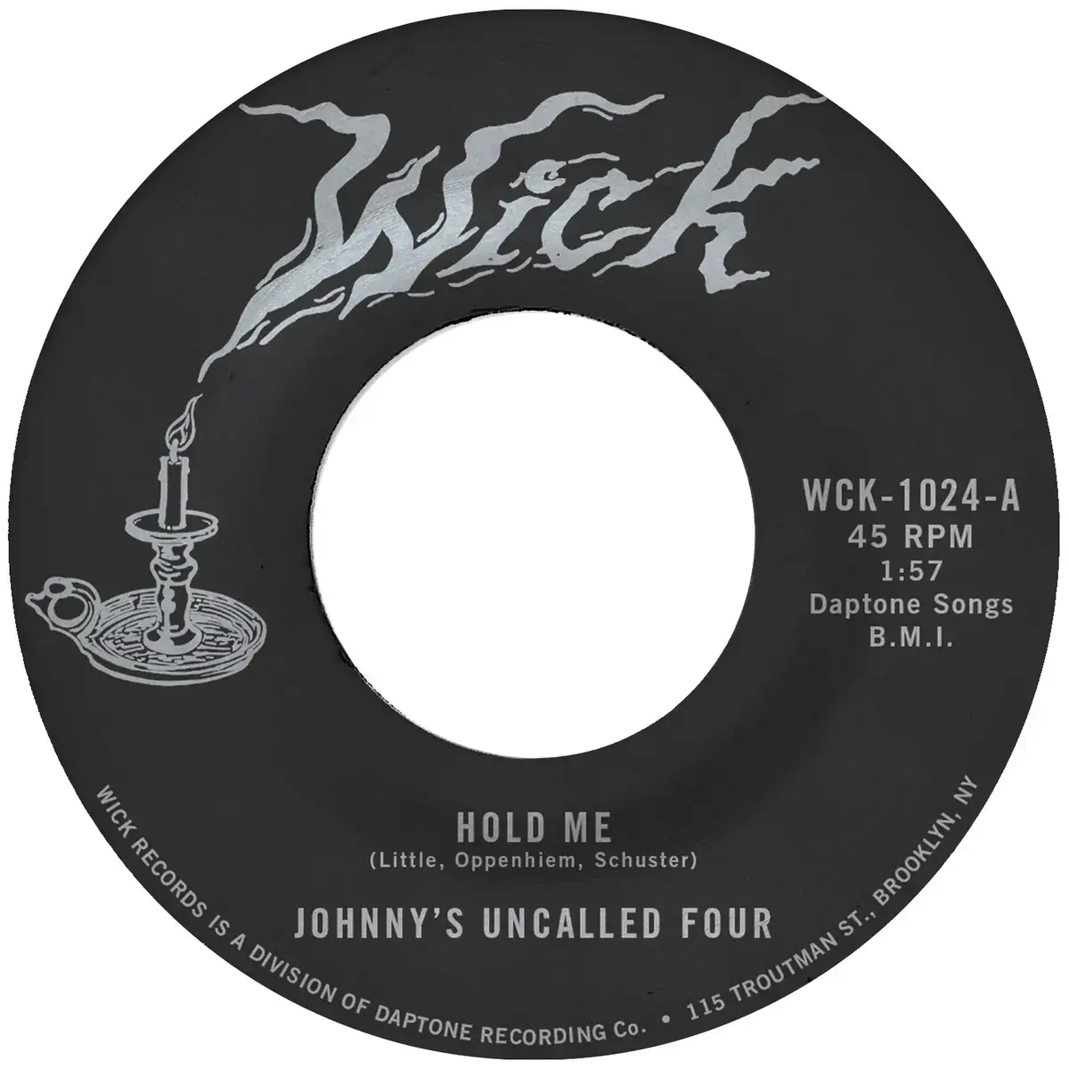 Wick Records Johnny's Uncalled Four - Hold Me / Windy and Warm