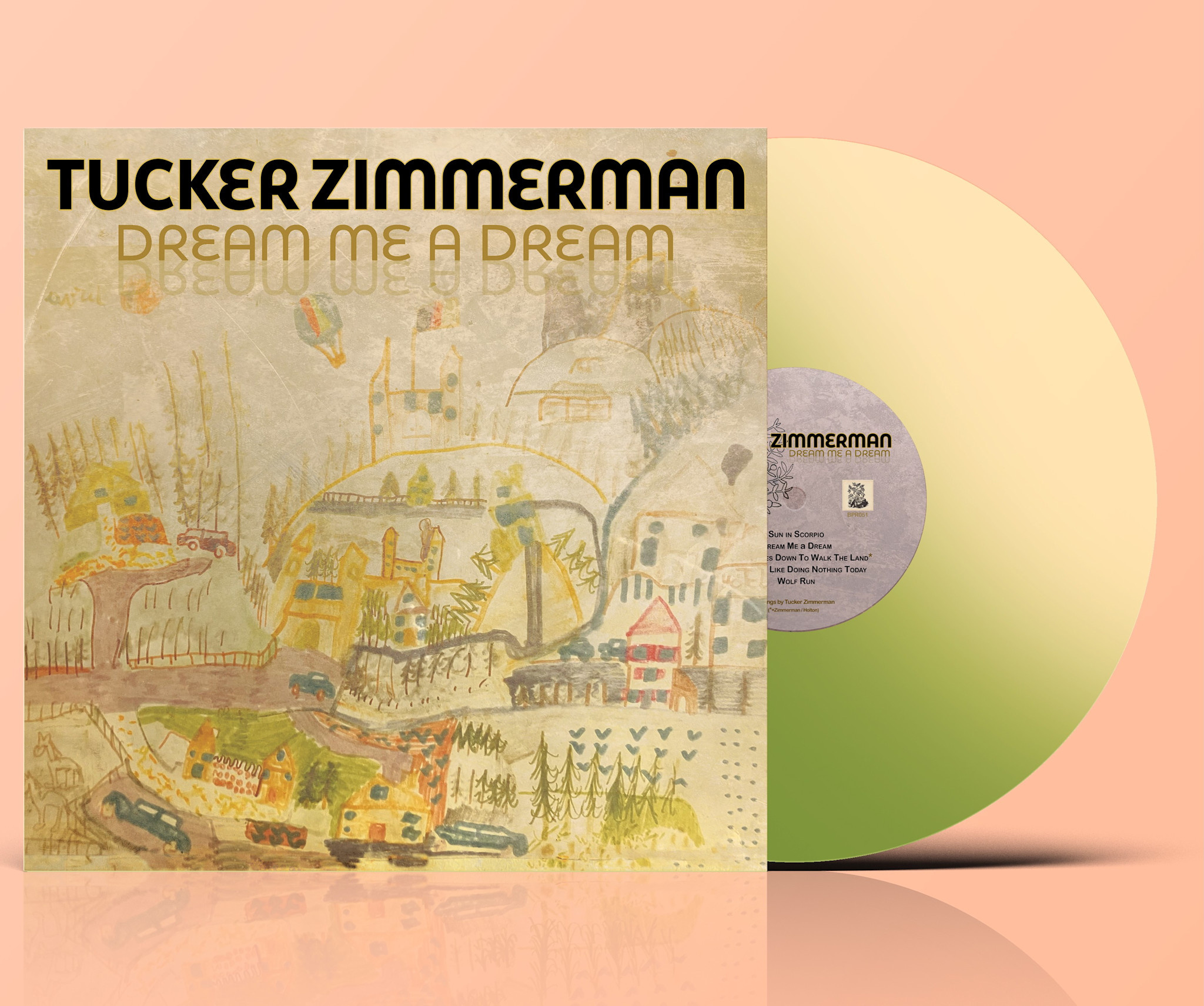 Big Potato Records Tucker Zimmerman - Dream Me A Dream (Transparent Lime Vinyl)