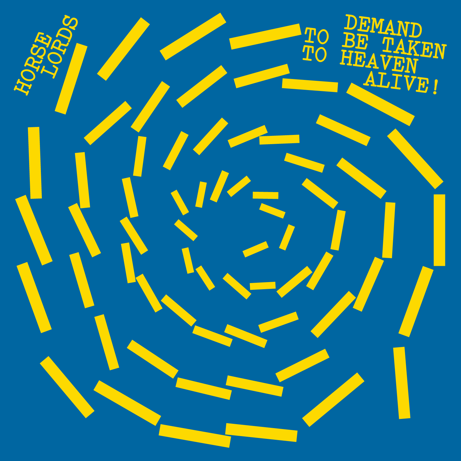 RVNG Horse Lords - Demand to Be Taken to Heaven Alive! (White Vinyl)