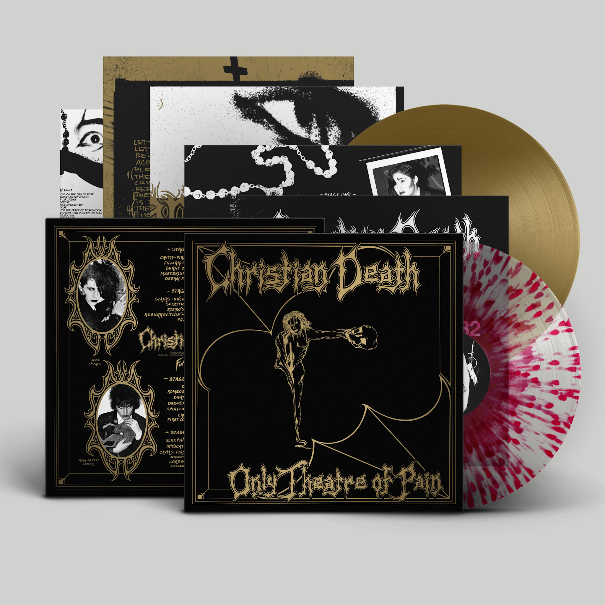 Futurismo Christian Death - Only Theatre of Pain (Blood Sanctum Colour Vinyl)