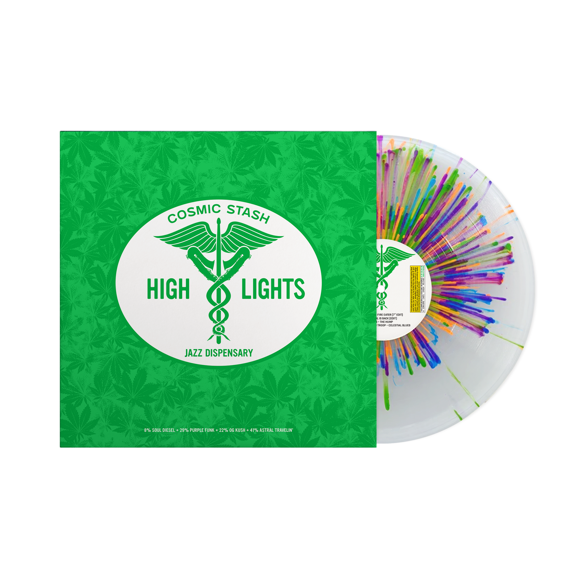 Concord Various - Cosmic Stash: High Lights (Splatter Vinyl)