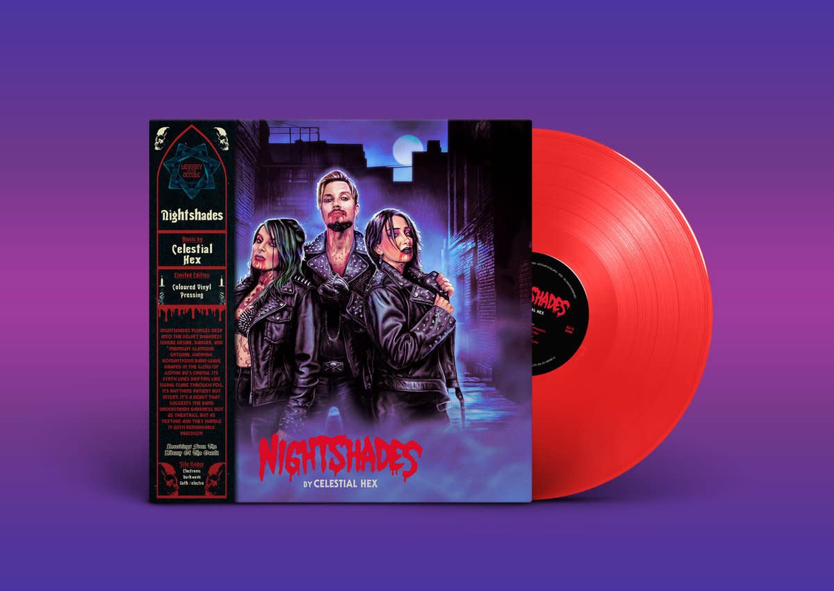 Library Of The Occult Celestial Hex - Nightshades (Red Vinyl) + BONUS 7"