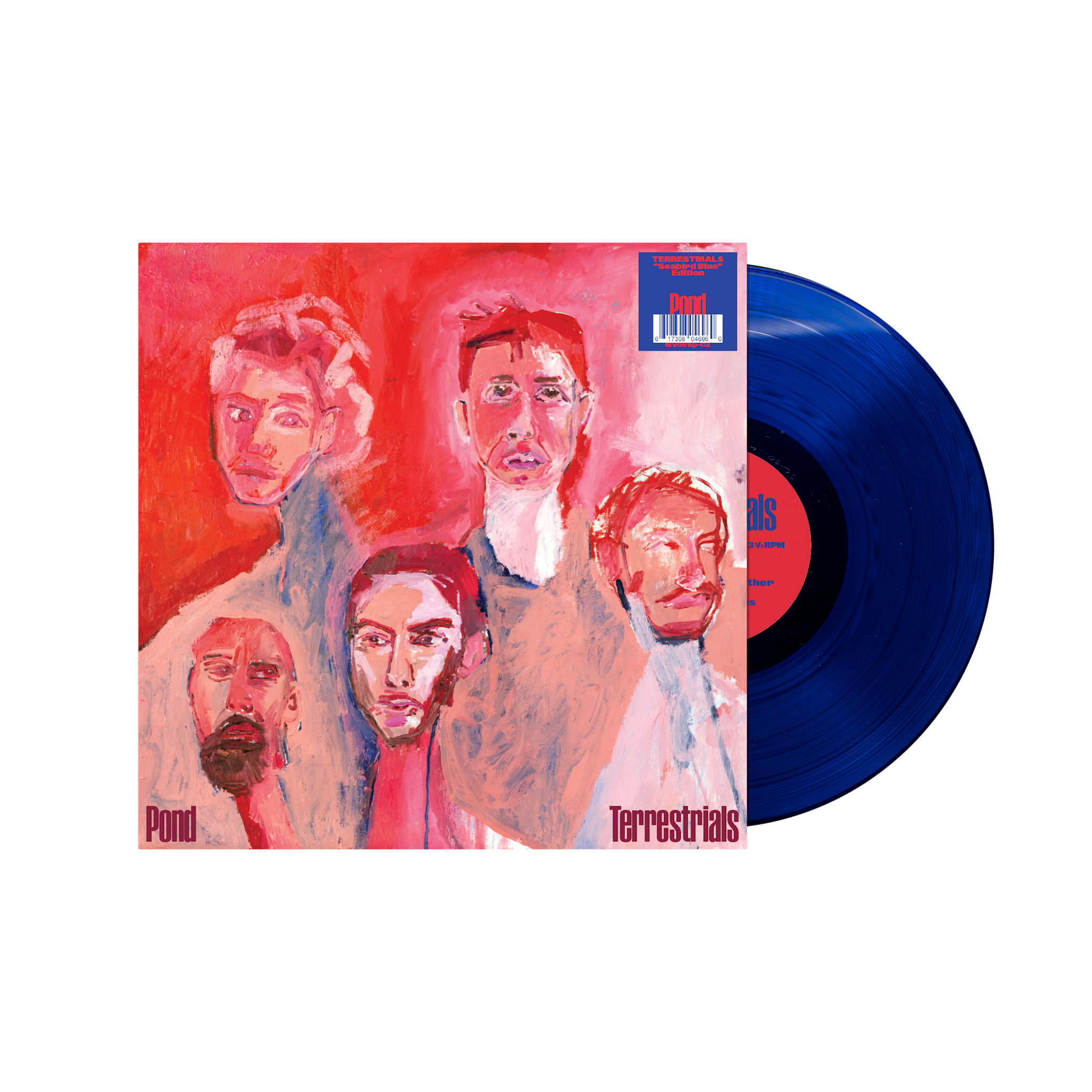 Pond - Terrestrials (Clear Blue Wave Vinyl) + SIGNED PRINT