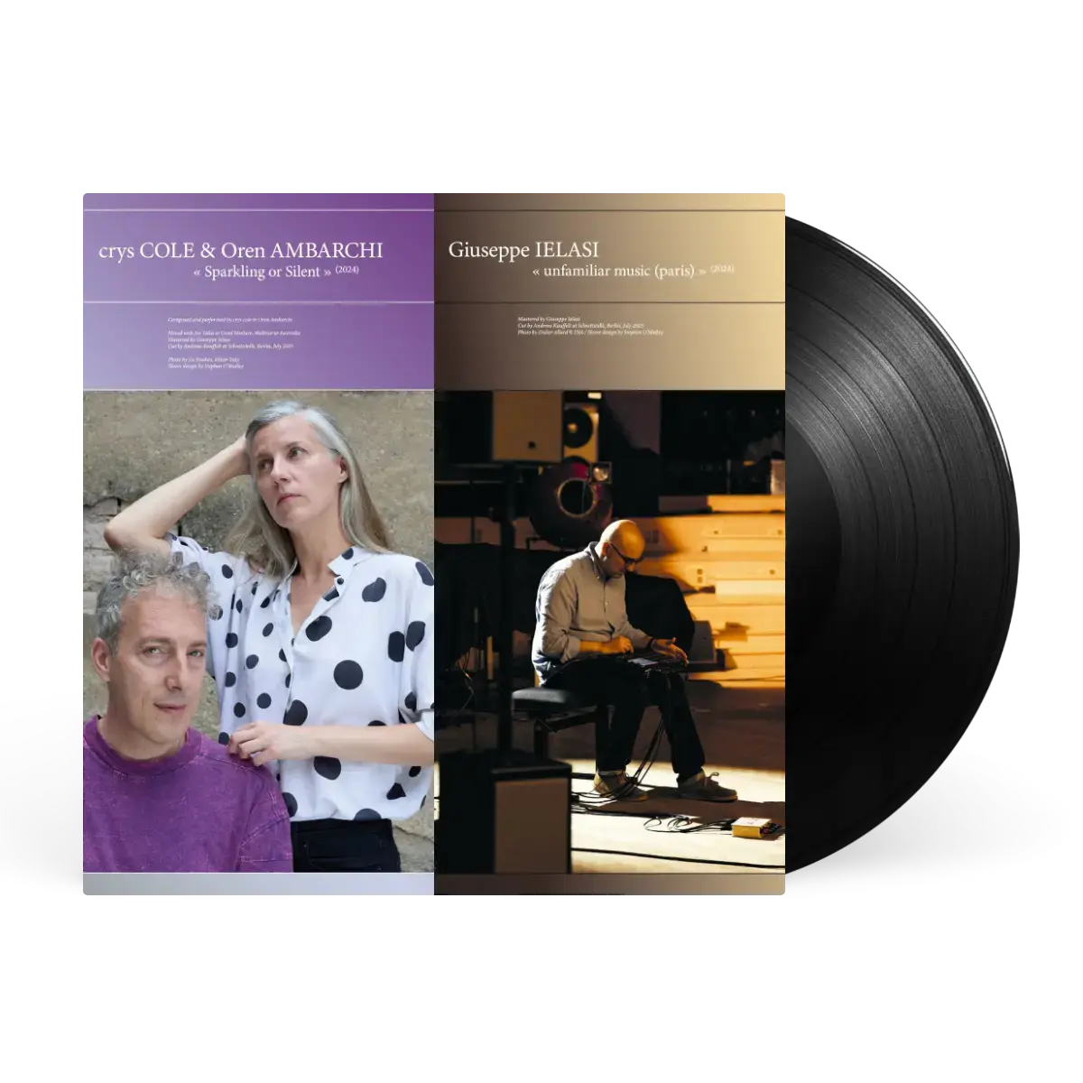 Portraits GRM crys cole & Oren Ambarchi / Giuseppe Ielasi - Sparkling or Silent / unfamiliar music (paris)