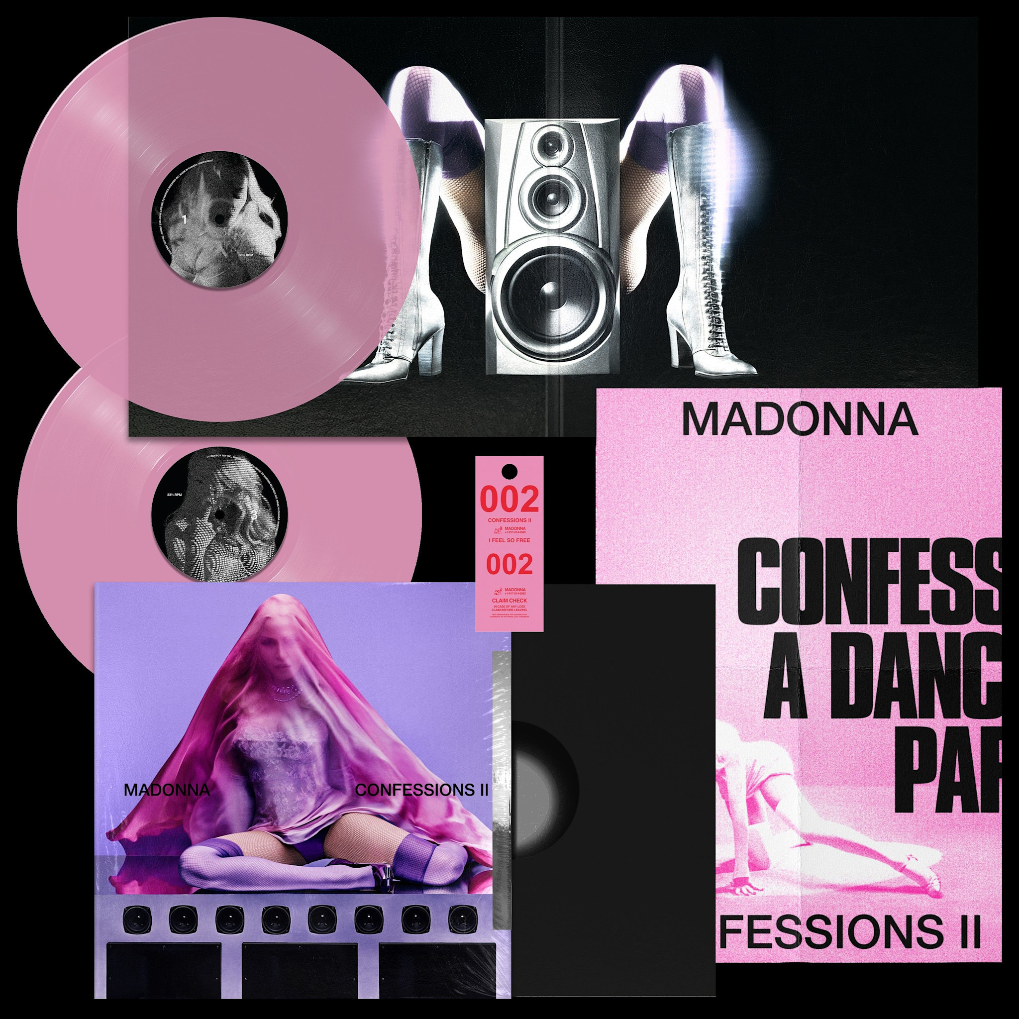 Warner Records Madonna - Confessions ll (Deluxe Pink Vinyl)