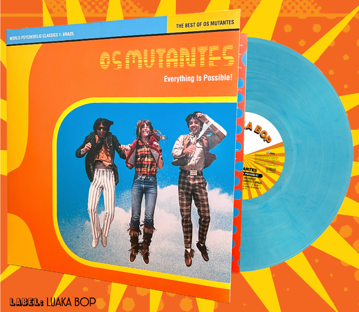 Luaka Bop Os Mutantes - Everything is Possible! The Best of Os Mutantes (Crystal Blue Vinyl)