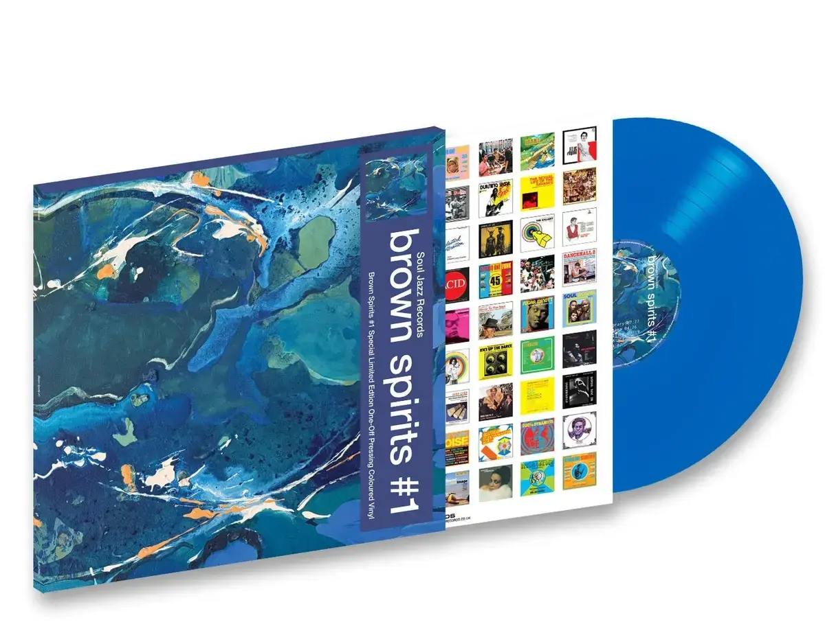 Soul Jazz Records Brown Spirits - Brown Spirits #1 (Blue Vinyl)